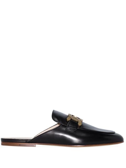Sabot loafer mules