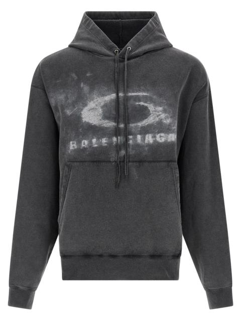 BALENCIAGA Balenciaga Men 'Washed Crayon Loop' Hoodie