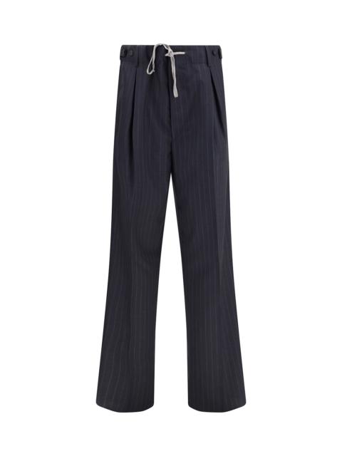 Maison Margiela Pinstripe Wool Trousers
