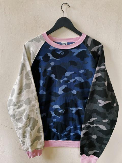 A BATHING APE® Vintage Y2K Bape A Bathing Ape Crazy Camo Crewneck Multi
