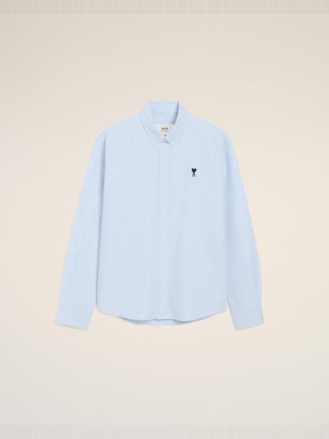 AMI Paris BLUE COTTON BUTTON DOWN  AMI DE COEUR  SHIRT