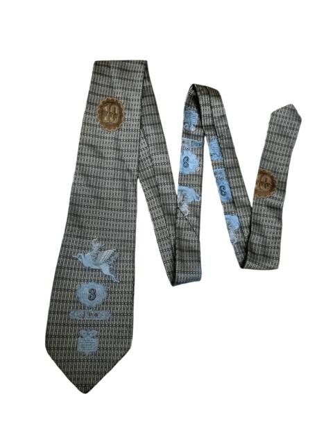 Jean Paul Gautier silk graphic necktie
