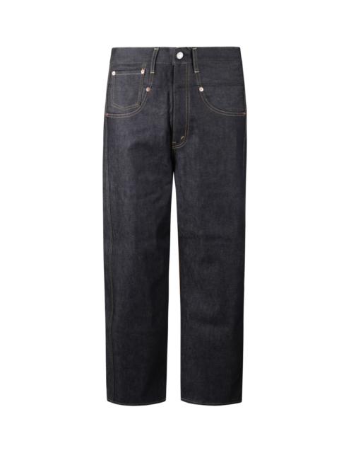 Junya Watanabe MAN Jeans in denim with velvet insert by Levi’s
