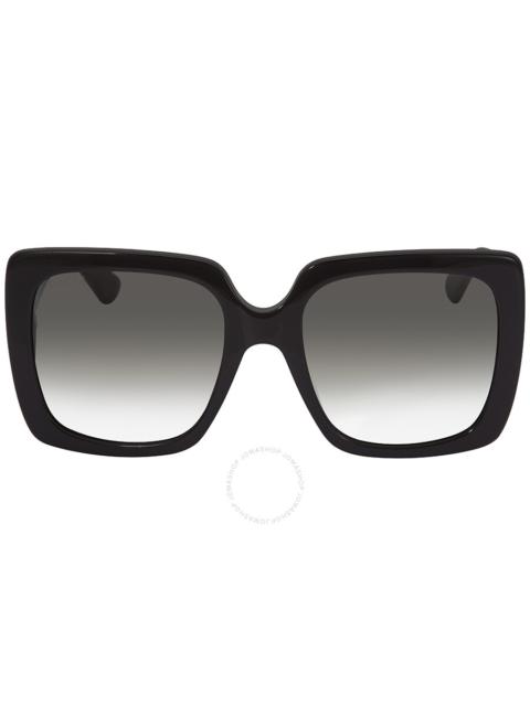 GUCCI Gucci Grey Square Ladies Sunglasses GG0418S 001 54