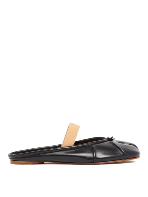 Maison Margiela Black Tabi Ballerinas with Elastic Strap