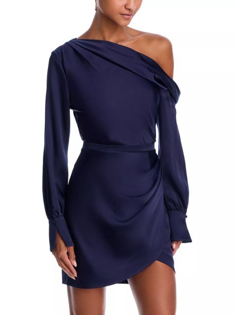 SIMKHAI Cameron One Shoulder Mini Dress