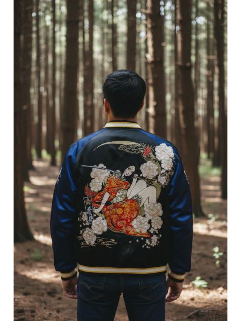 Other Designers Japanese Brand - Sakura Giesha Sukajan Souvenirs Jacket
