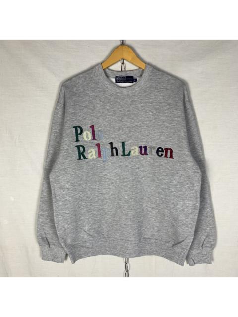 Other Designers Vintage Polo Ralph Lauren Embroidery Sweatshirt Crewneck
