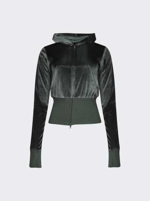 BALENCIAGA Zip-up Hoodie Khaki