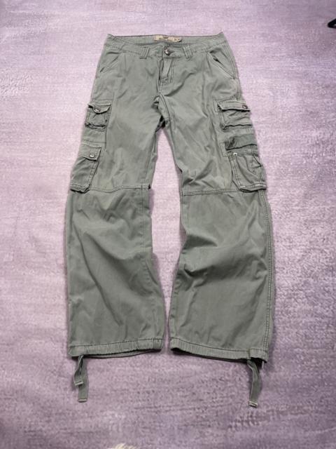 Other Designers Japanese Brand - Y2K Flare LGB Style Rossa Distressed Cargo Bontage Pants