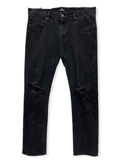 Other Designers Japanese Brand - FOG Style Vintage SUBCIETY Crash Knee Slim Fit Denim