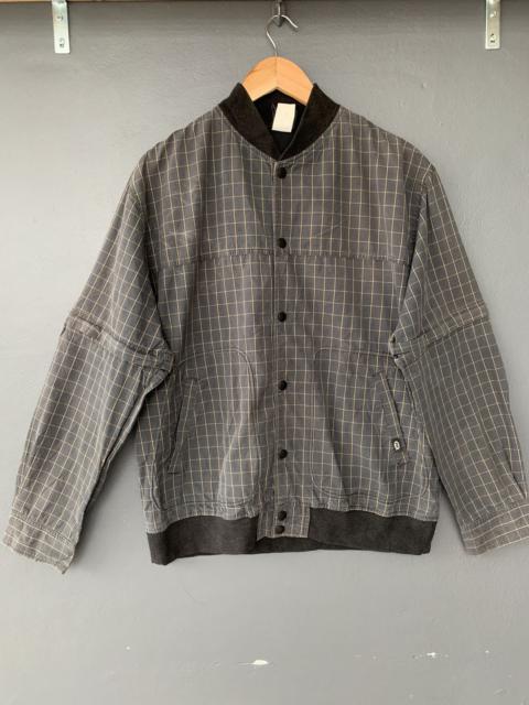 Other Designers VINTAGE MONTAGE PLAID TRANSFORMER CHECKERED JACKET