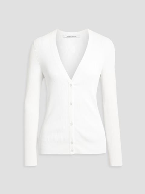 Another Tomorrow Ribbed-knit cardigan