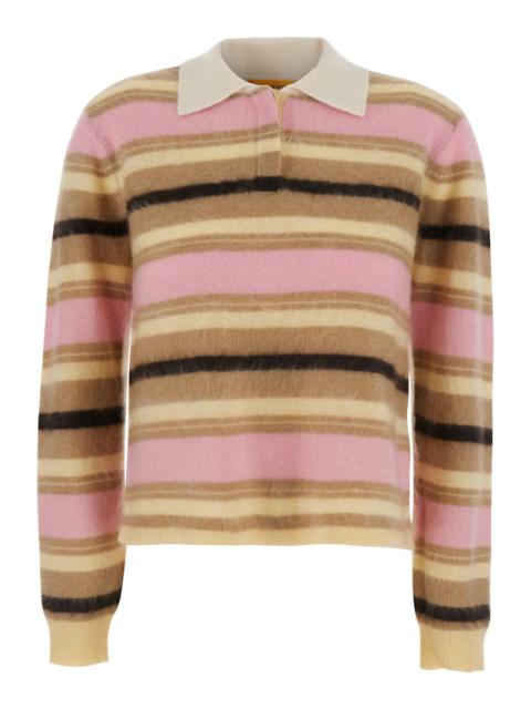 GUEST IN RESIDENCE Guest In Residence Women Cropped Sweater With Grizzly Details In Cotton Blend And Tech Fabric For Wo