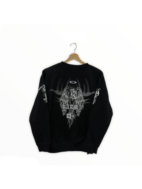 Other Designers Vintage - Vintage Karma Dragonfly Tattoo Style Sweatshirt