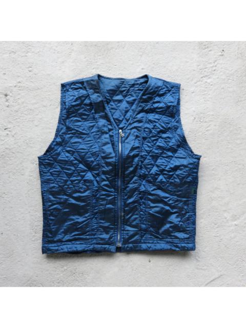 Paul Smith Quilted Shining Vibrant Riri Zip Vest