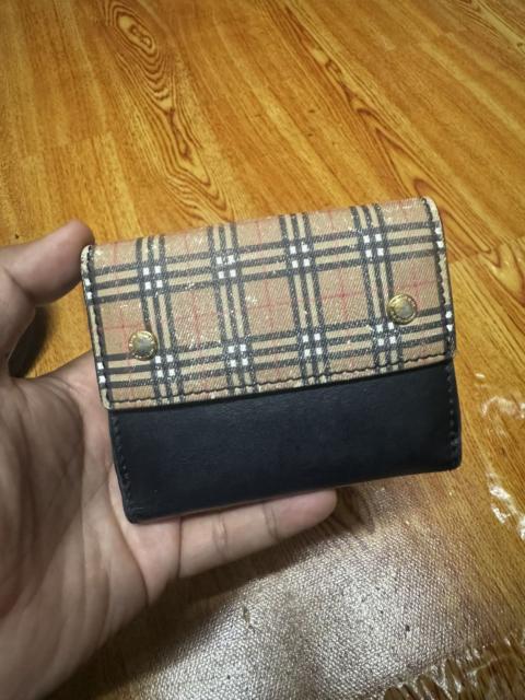 Burberry Burberry Nova Check Leather Bifold Wallet