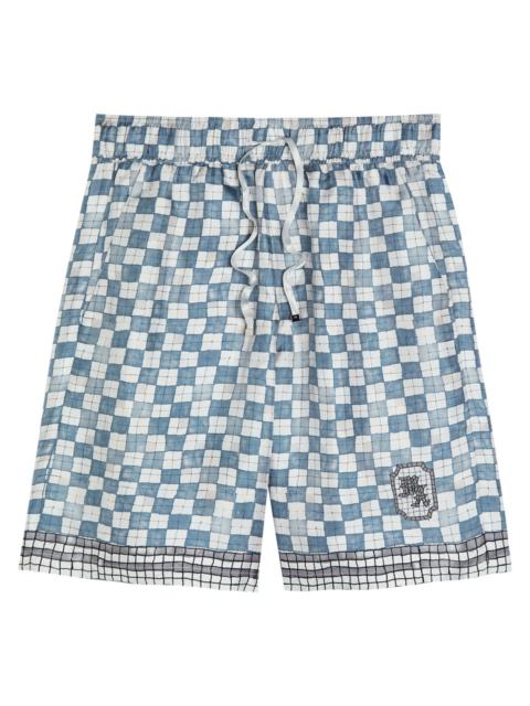 PALACE PALACE MAHARISHI BAGGY DENIM SHORT INDIGO - 9gngb3ev8fak