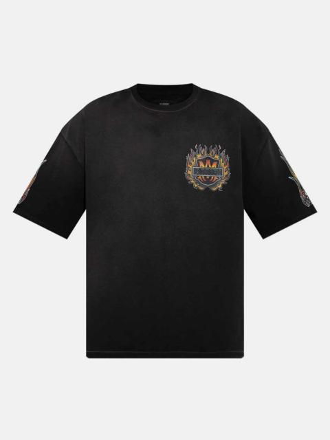 AMIRI AMTOJR1111-001 MA FLAMES OS TEE