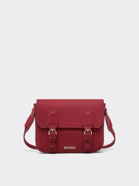 Ferrari Mini nubuck messenger bag