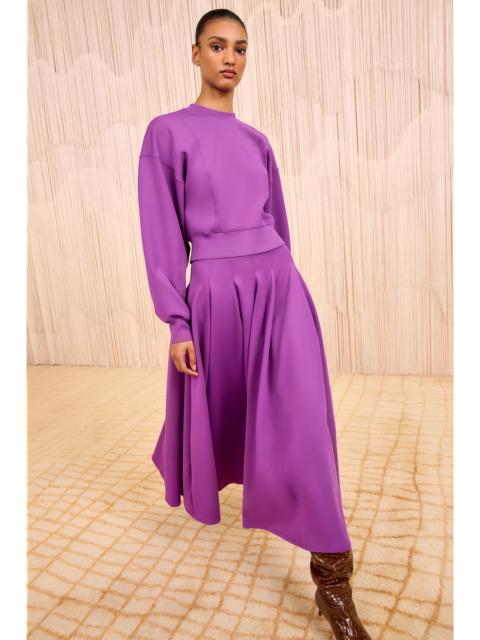 ULLA JOHNSON Rea High Waist Midi Skirt