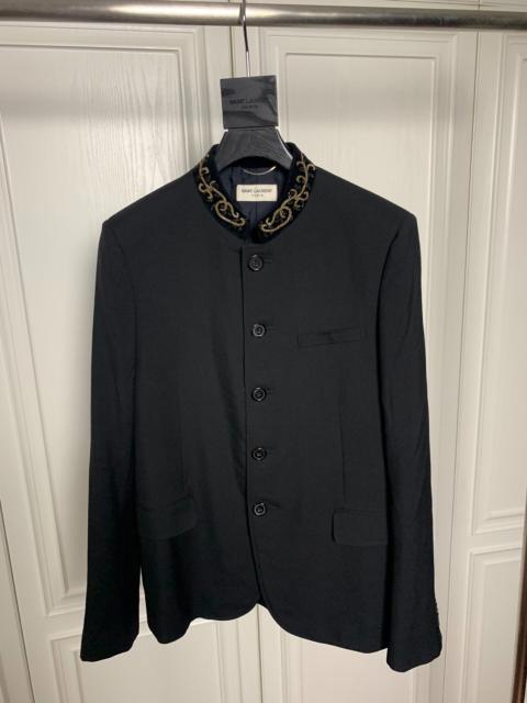 SAINT LAURENT Saint Laurent 15SS Collar Embroidered Jacket