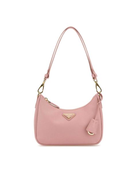Prada Pink Leather Mini Prada Re-Edition Shoulder Bag