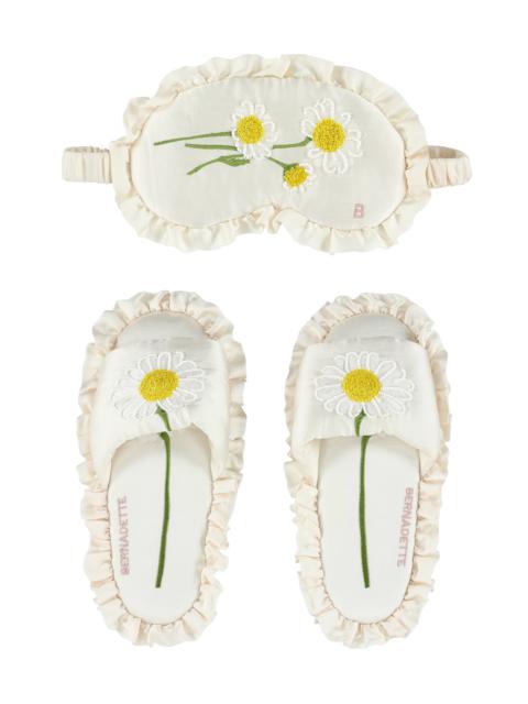 BERNADETTE Set of sleeping mask and slippers
