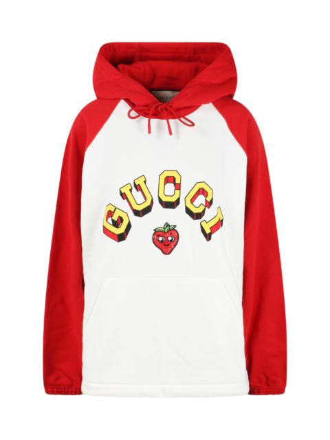 GUCCI Cotton Jersey Hooded Sweatshirt