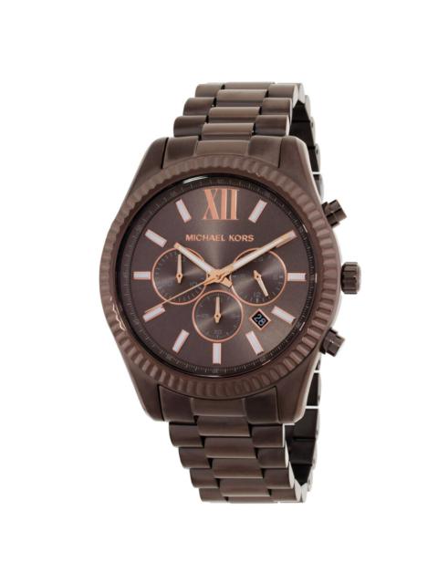 MICHAEL KORS Michael Kors Oversized Lexington Chronograph Quartz Brown Dial Men's Watch MK9224