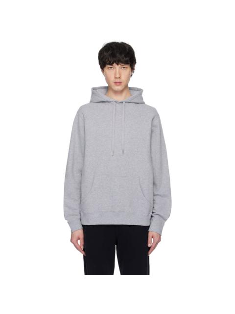 Sunspel Gray Loopback Hoodie