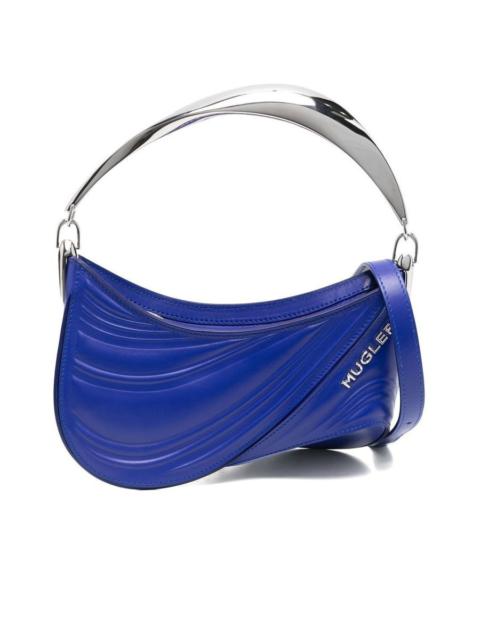 MUGLER Spiral Curve  Embossed Tote