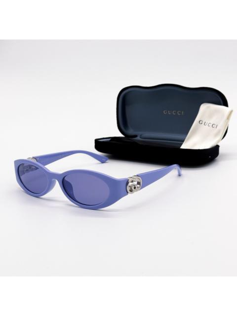 GUCCI NEW GUCCI SUNGLASSES WOMEN OVAL PURPLE GUCCI GG1662SA 003