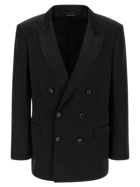 TOM FORD Tom Ford Men Tone-On-Tone Polka Dot Blazer