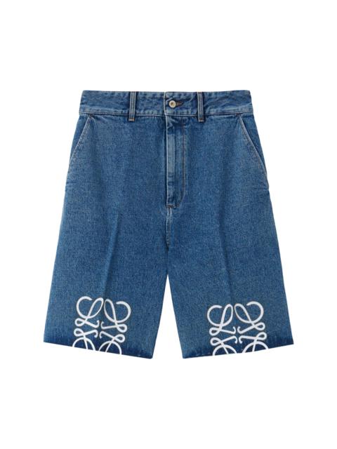 Loewe Anagram Short 'Jeans Blue'