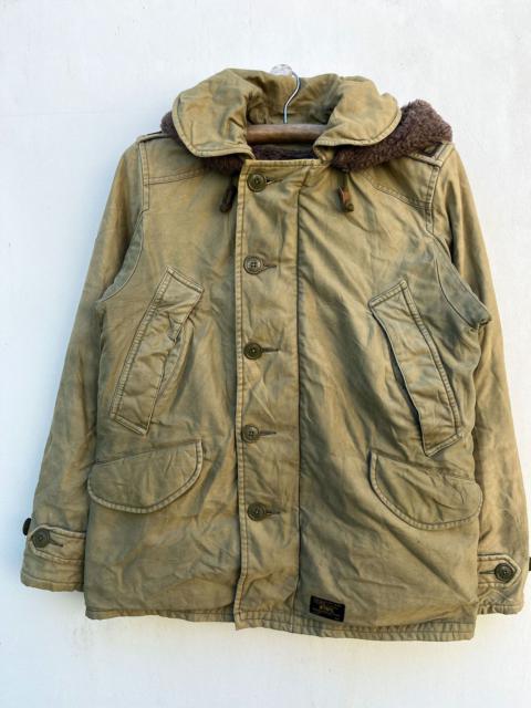 WTAPS Wtaps Japan B-9 Fur Hooded Army Military Jacket Deck