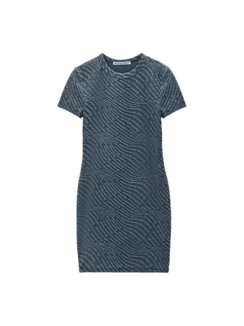 Alexander Wang Jacquard Logo Mini Dress