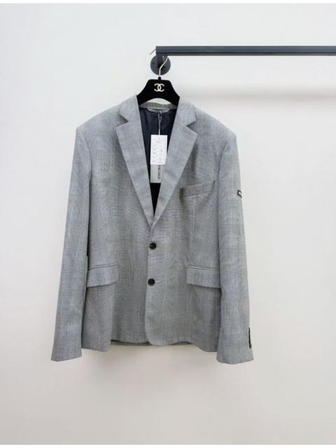 BALENCIAGA Balenciaga plaid blazer in grey