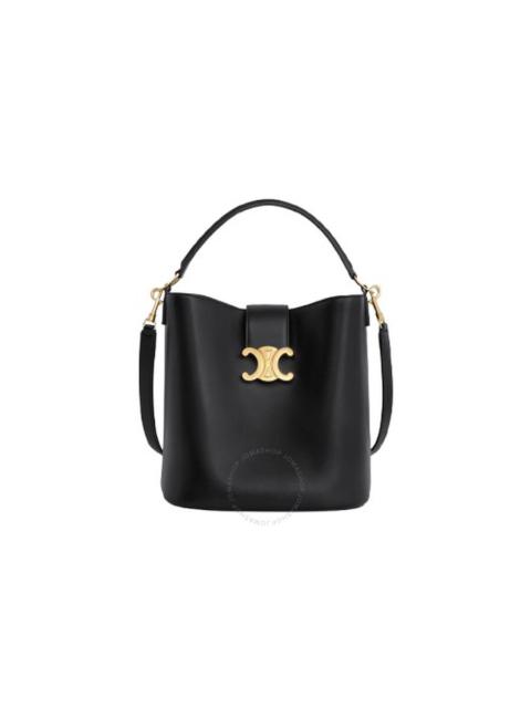 CELINE Celine Medium Bucket Louise In Smooth Calfskin- Black