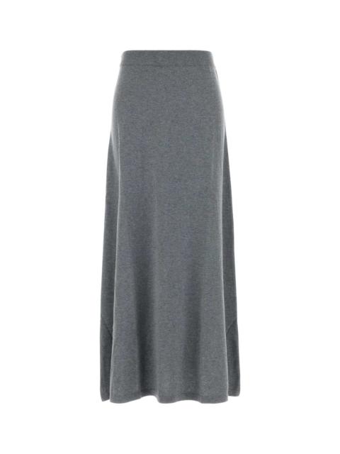 LISA YANG Lisa Yang Women Grey Cotton Blend Adrienne Skirt