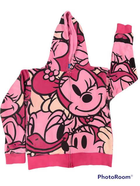 Other Designers Disney - Very Rare Mickey & Minnie Mouse Overprint Hoodie