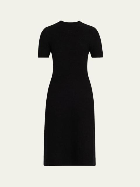 Loro Piana Jarilla Silk Boucle Midi Dress
