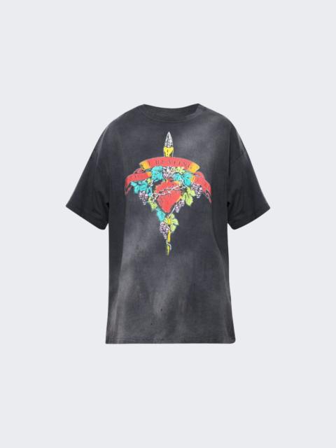 SAINT M×××××× X Lastman Graphic Tee Black