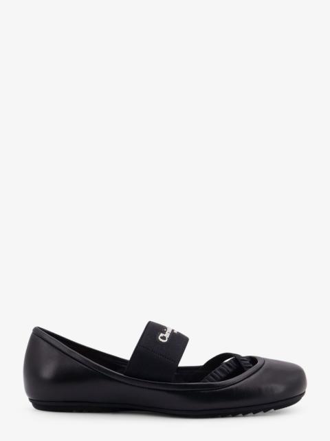 Dior Dior Women Shade Leather Ballerinas With Elastic Bands