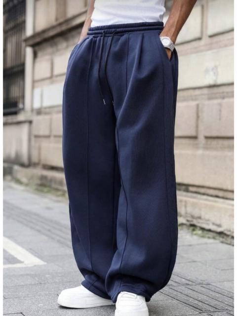 Other Designers Japanese Brand - Baggy blue wide leg Sweatpant