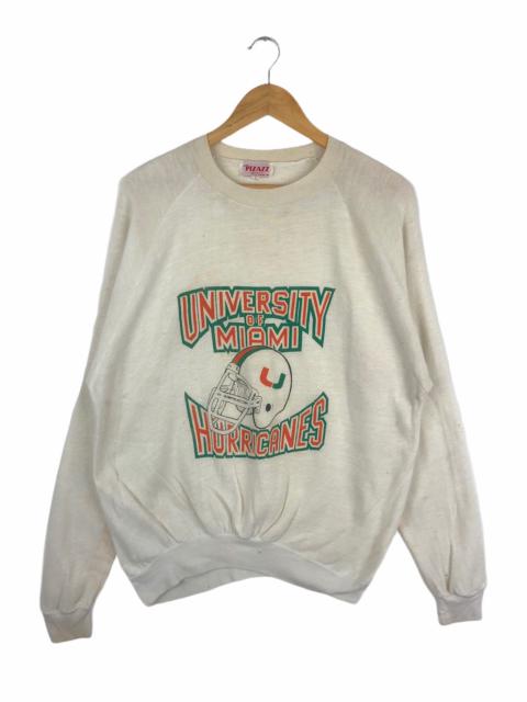 Other Designers Vintage University Of Miami Hurricanes Crewneck