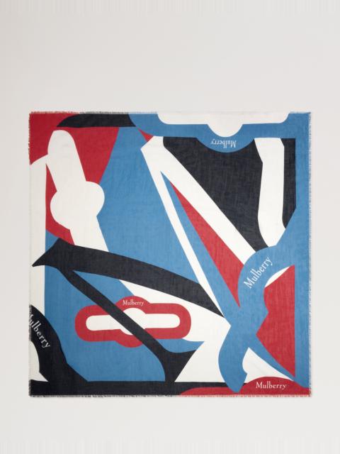 Mulberry Colour Block Square Scarf
Brighton Blue & Night Sky Cashmere Blend