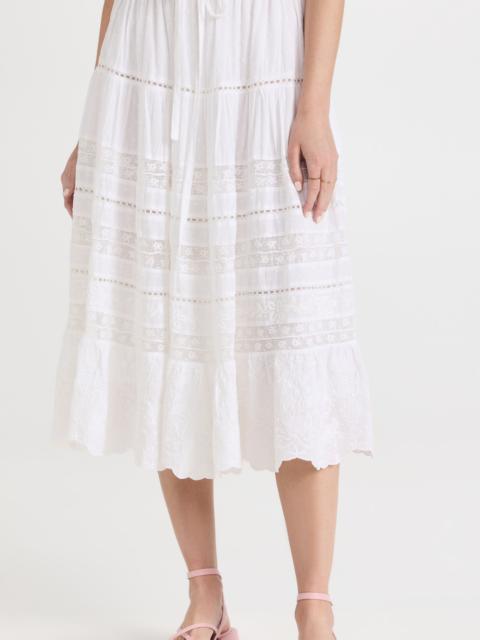 LoveShackFancy Donna Skirt