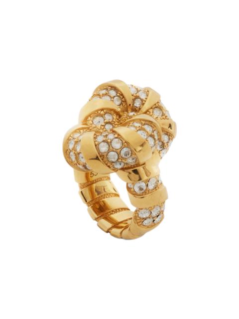 Lanvin Lanvin Rhinestone Melodie Ring in Gold/crystal at Nordstrom