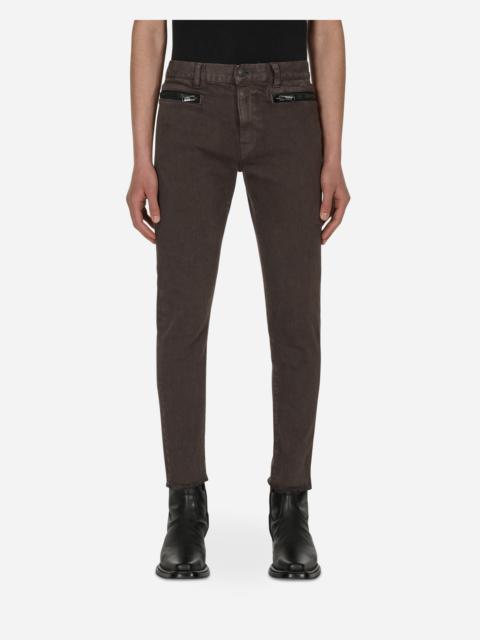 UNDERCOVER Zip Denim Pants Grey